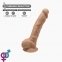 Фаллоимитатор SilexD Johnny Caramel (MODEL 1 size 7in), двухслойный, силикон+Silexpan, 3,8 см (SO3835)
