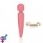 Вібромасажер Rianne S: Bella Mini Wand Coral, 10 режимів роботи (SO3870)