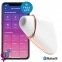 Вакуумный клиторальный стимулятор Satisfyer Love Triangle White с управлением через интернет (SO3896)