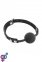 Классический кляп с силиконовым шариком Fetish Tentation Silicone Gag Ball Black (SO4038)