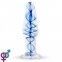 Стеклянная анальная пробка с внутренней спиралью Gildo Glass Buttplug No. 23 (SO4417)