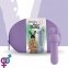 Мини-вибратор FeelzToys Mister Bunny Purple с двумя насадками (SO4439)