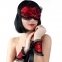 Мережева маска на очі з наручниками Mask and Handcuffs (SO5160)