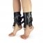 Поножі манжети для підвісу за ноги Leg Cuffs For Suspension з натуральної шкіри, колір чорний (SO5182)