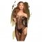 Бодистокинг з довгими рукавами Penthouse - Dreamy Diva Black XL (SO5248)