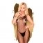 Бодистокинг на одно плечо Penthouse - Fancy Dope Black XL (SO5256)