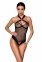 Сетчатый боди с халтером Amanda Body black S/M - Passion (SO5316)