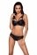 Комплект из эко-кожи с кружевом: бра и трусики Loona Set black XXL/XXXL - Passion (SO5363)