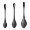 Набор йони бусин Satisfyer Yoni Power 2 Black, диаметр 2-2,5-3см, вес 22-44-73гр (SO5550)
