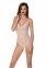 Боди Passion Ursula Body white S/M, с ажурным декором и открытым шагом (SO5833)