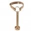 Пара браслетов на запястье и палец Bijoux Indiscrets MAZE Hand Bracelet Harness Brown, экокожа (SO5944)