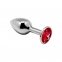 Анальная пробка Alive Mini Metal Butt Plug Red M (SO5999)