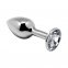 Анальная пробка Alive Mini Metal Butt Plug White L (SO6005)