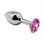 Анальна пробка Alive Mini Metal Butt Plug Pink L (SO6008)