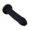Силиконовый фаллоимитатор для секс-машин Hismith 7.1″ Anal Dildo Black, система KlicLok (SO6201)