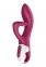 Вібратор-кролик із потрійним відростком Satisfyer Embrace me Berry (SO6285)