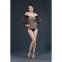 Сітчасте боді зі стразами Moonlight Model 09 Black (SO6342)