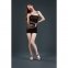 Мінісукня на одне плече Moonlight Model 12 Black (SO6345)
