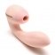 Вакуумний вібратор Kistoy Tina Mini Light Pink, вагінально-кліторальний (SO6541)