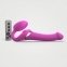 Безремневий вібрострапон із вакуумною стимуляцією Strap-On-Me MULTI ORGASM - M - FUCHSIA (SO6822)