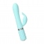 Роскошный кролик с ротацией и вибрацией Pillow Talk Lively, Teal, кристалл Сваровски, тройной отросток (SO6857)