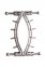 Затискач для статевих губ Master Series Spread'Em Poker Vagina Clamp with Adjustable Pressure Screws (SO8798)