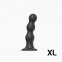 Насадка для страпона Strap-On-Me Dildo Plug Balls Black XL (SO8996)
