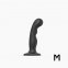 Насадка для страпона Strap-On-Me Dildo Plug P&G Black M (SO9002)
