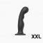 Насадка для страпону Strap-On-Me Dildo Plug P&G Black XXL (SO9007)
