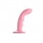 Насадка для страпона с двойной точечной пульсацией Strap-On-Me TAPPING DILDO WAVE - CORAL PINK (SO9622)