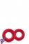 Набор эрекционных колец STAY HARD DONUT RINGS RED (T331331)