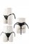Трусики для страпону з 2 кільцями STRAPON BLACK PU HARNESS WITH TWO RINGS (T111745)