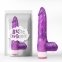 Вібратор ребристий Chisa Luv Pleaser, Purple, 20х3,5 см