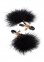 Зажимы для сосков с перьями California Exotic Novelties, черные (TB13053)