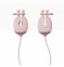 Зажимы для сосков с вибрацией Qingnan No.2 Vibrating Nipple Clamps Pink (Q92017)