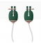 Зажимы для сосков с вибрацией Qingnan No.2 Vibrating Nipple Clamps Green (Q92000)