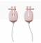 Зажимы для сосков с вибрацией Qingnan No.2 Vibrating Nipple Clamps Pink (Q92017)
