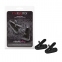 Зажимы на соски с вибрацией California Exotic Novelties, черные, 7 см (CE12921-1)